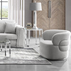 Silver Round Chair // Tuscany Collection