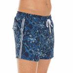 4.25" Indigo Stretch Trunk // Multicolor (M)