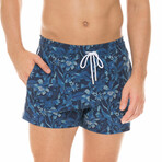 4.25" Indigo Stretch Trunk // Multicolor (M)