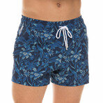 4.25" Indigo Stretch Trunk // Multicolor (M)