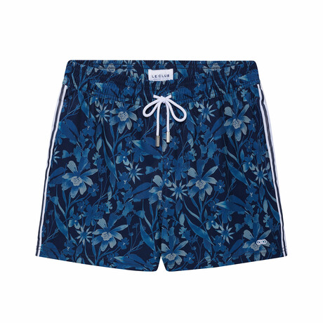 4.25" Indigo Stretch Trunk // Multicolor (S)