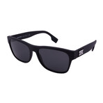 Mens Burberry BE4309 346487 Square Sunglasses // Matte Black + Grey