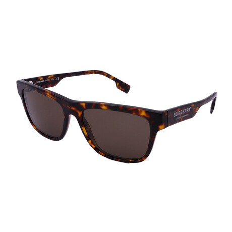 Burberry // Men's BE4293-30023 Square Sunglasses // Dark Havana + Brown
