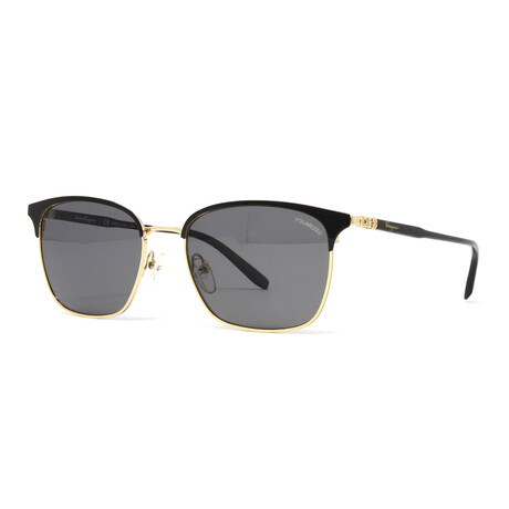 Men's SF180SP Polarized Sunglasses // Black + Shiny Gold