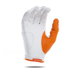 Men's Elite Golf Glove // Pack of 2 // Orange Accent (Left Hand // Small)
