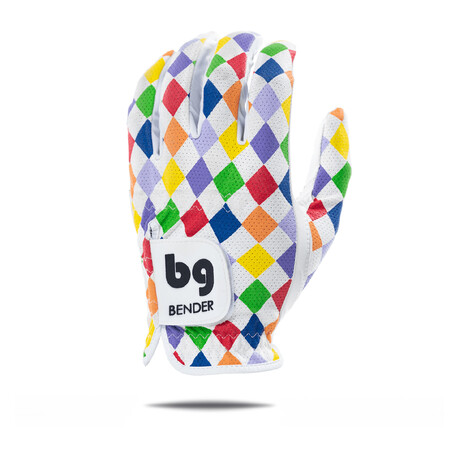 Men's Mesh Golf Glove // Pack of 2 // Argyle (Left Hand // Medium-Large)