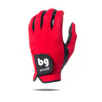 Men's Spandex Golf Glove // Pack of 2 // Red (Left Hand // Medium)