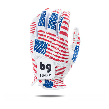 Men's Mesh Golf Glove // Pack of 2 // USA (Left Hand // Medium)
