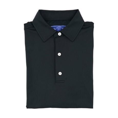 Silky Soft Polo // Black (Small)