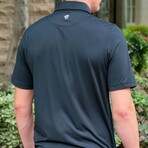 Silky Soft Polo // Black (Small)