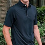 Silky Soft Polo // Black (Small)