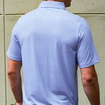 Silky Soft Polo // Sky Stripes (Small)