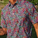 Silky Soft Polo // Aztec (Small)