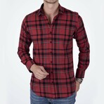 Kye Flannel Shirt // Red + Blue (S)