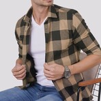 Ross Flannel Shirt // Brown + Black (XL)