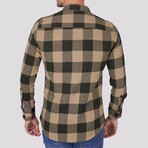 Ross Flannel Shirt // Brown + Black (L)