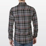 Luis Flannel Shirt // Smoked + Red (XL)
