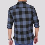 Myles Flannel Shirt // Blue + Black (2XL)