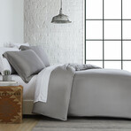 Bamboo Duvet Cover Set // Steel Grey (King / Cal King)