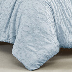 Marrakech Clipped Jacquard Comforter Set // Blue (King / Cal King)