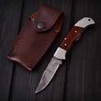 Damascus Pocket Folding Knife // 020