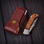 Damascus Pocket Folding Knife // 2055