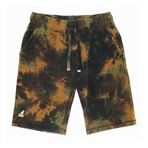 Knit Tie Dye Short + Embroidery // Forest Brown (S)