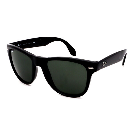 Unisex Square RB4105-601 Sunglasses // Black + G-15 Green