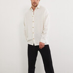 Fabian Oversize Shirt // White (L)