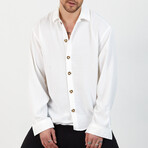 Nikolai Oversize Shirt // White (L)