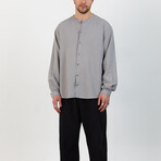 Trey Oversize Shirt // Gray (XL)