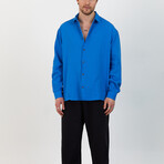 Chase Oversize Shirt // Blue (XL)