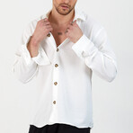 Nikolai Oversize Shirt // White (S)