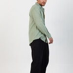 Milton Oversize Shirt // Aqua Green (S)