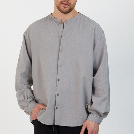Trey Oversize Shirt // Gray (S)