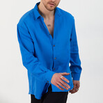 Chase Oversize Shirt // Blue (XL)
