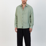 Milton Oversize Shirt // Aqua Green (M)