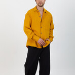 Phillip Oversize Shirt // Mustard (L)