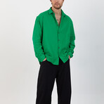 Kyler Oversize Shirt // Green (S)