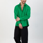 Kyler Oversize Shirt // Green (XL)