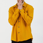 Phillip Oversize Shirt // Mustard (L)