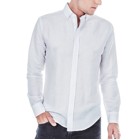 Liam Button-Down Shirt // White (XS)