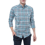 Atticus Button-Down Shirt // Blue (2XL)