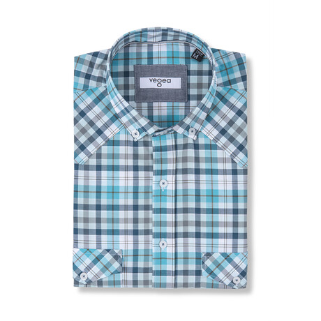 Atticus Button-Down Shirt // Blue (XS)