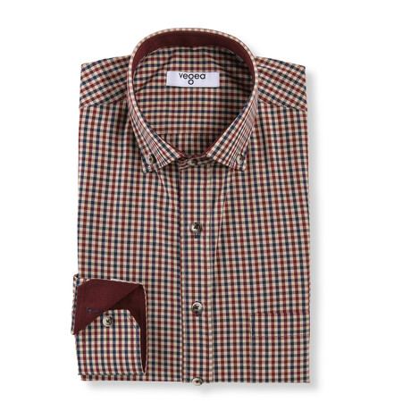 Tanner Button-Down Shirt // Red (XS)