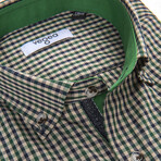 Yosef Button-Down Shirt // Green (XS)