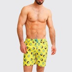 Classic Swim Shorts // Yellow Kiwi (S)