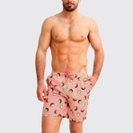 Classic Swim Shorts //Pink Kiwi (L)