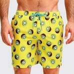 Classic Swim Shorts // Yellow Kiwi (M)