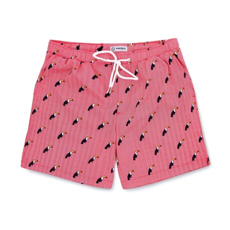 Classic Swim Shorts // Red Toucan (S)